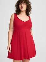 Lace Back Babydoll Sleep Gown