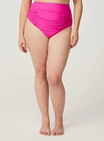 High-Waist High Leg Cheeky Swim Bottom