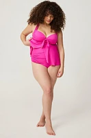 High-Waist High Leg Cheeky Swim Bottom