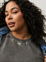 Embellished Crew Tee
