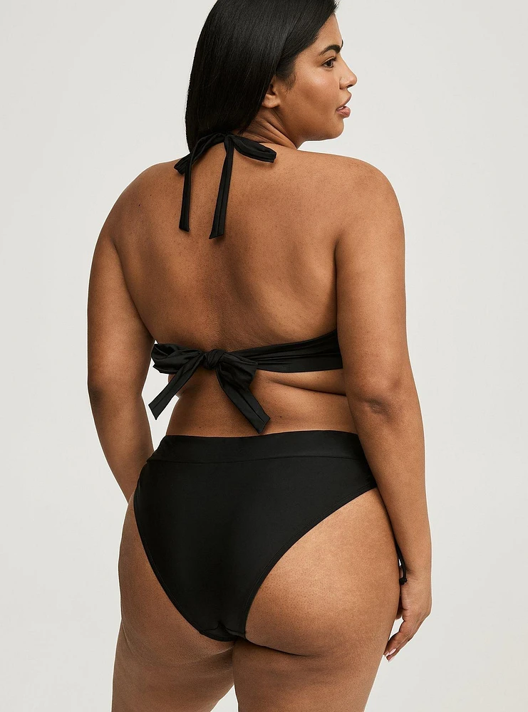 Wireless Halter Swim Top