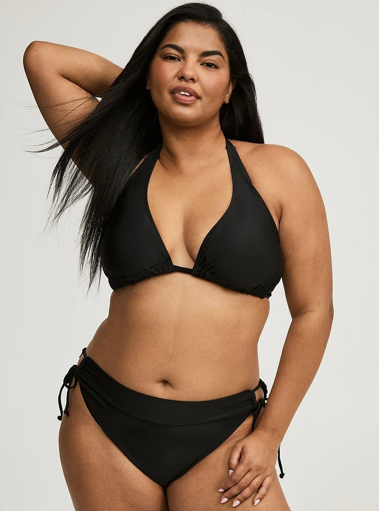 Wireless Halter Swim Top