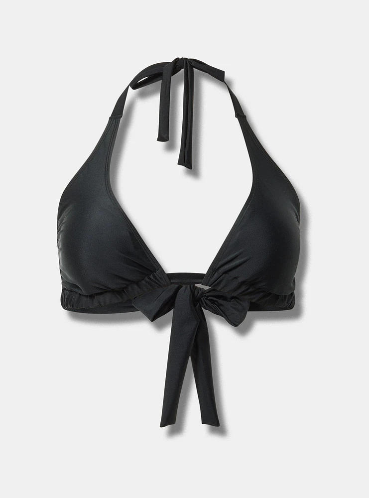 Wireless Halter Swim Top