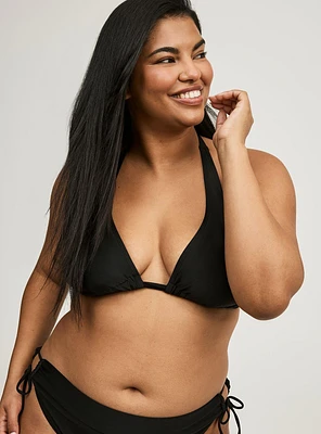 Wireless Halter Swim Top