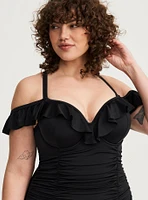 Ruffled One-Piece Swimsuit