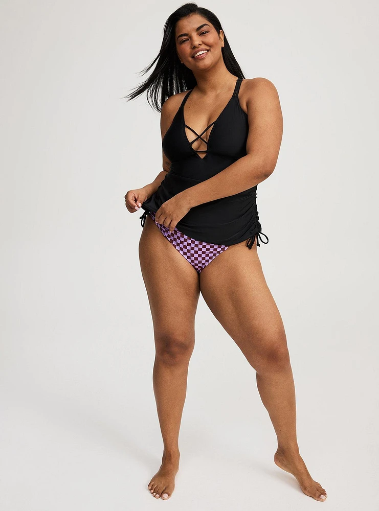 Wire-Free XO Cinch Side Tankini