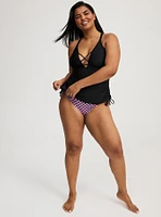 Wire-Free XO Cinch Side Tankini