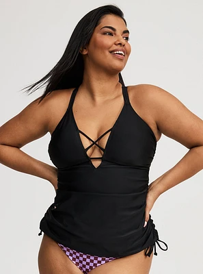 Wire-Free XO Cinch Side Tankini