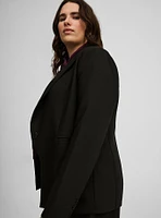 Classic Tailored Twill Blazer