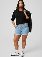 Side Cinch Crew Top
