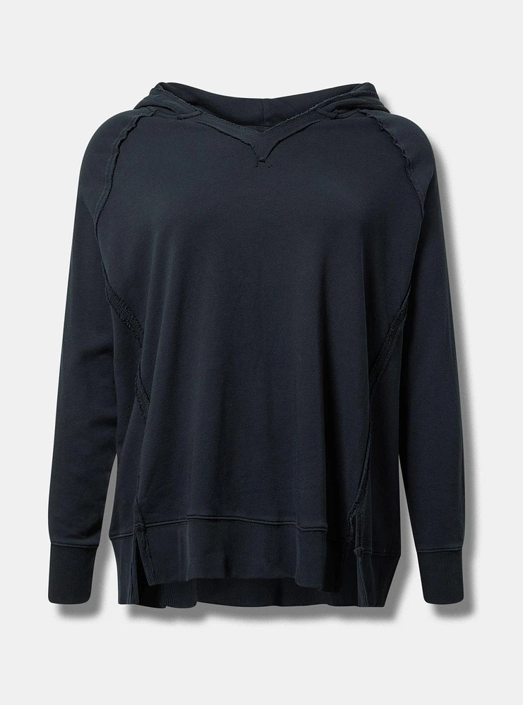 Oversized V-Neck Hoodie