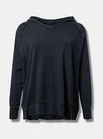 Oversized V-Neck Hoodie