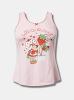Strawberry Shortcake Lace Trim Sleep Tank