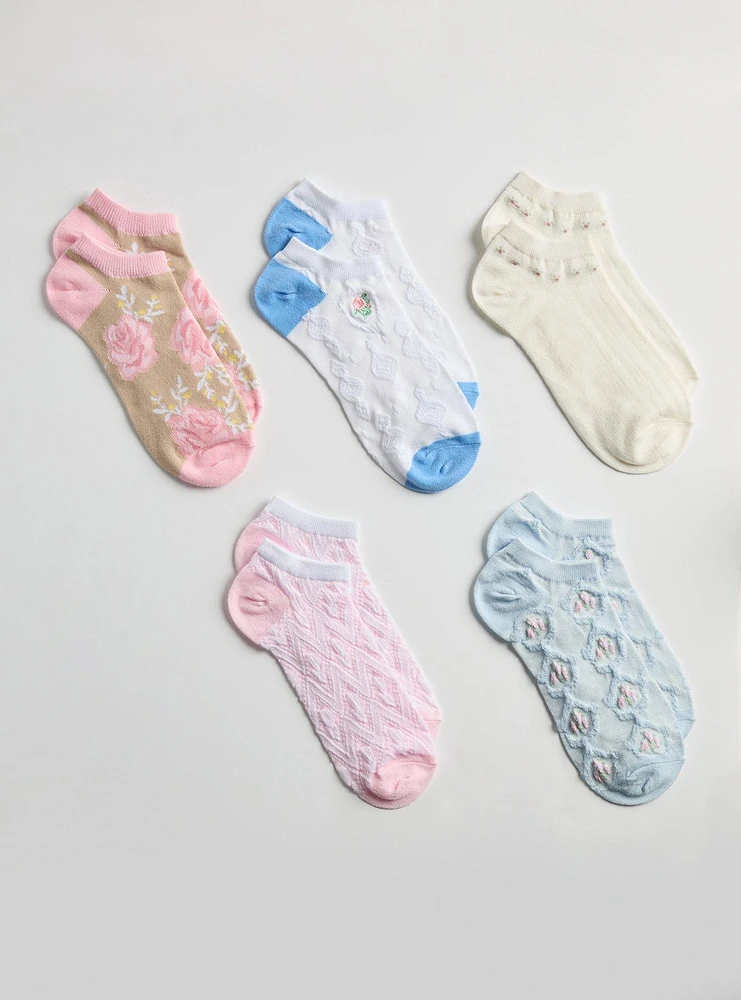5-Pack Low-Cut Socks