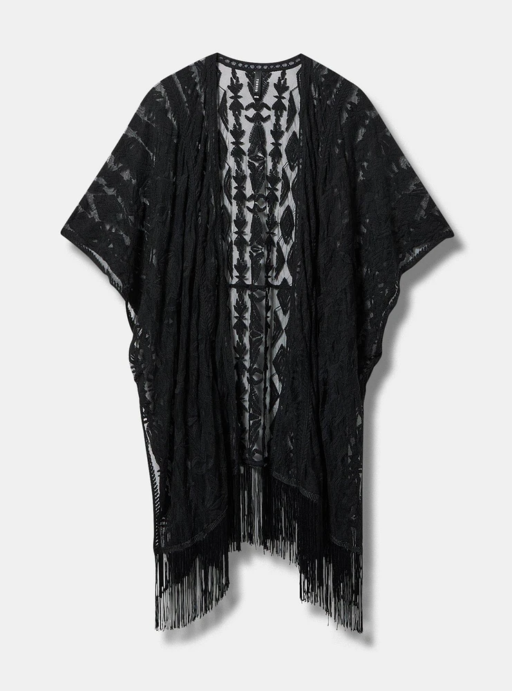 Fringe Ruana