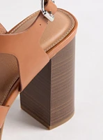 Fisherman Block Heel Sandal (WW
