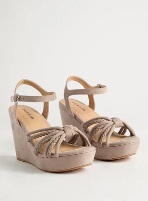 Braided Strappy Wedge (WW