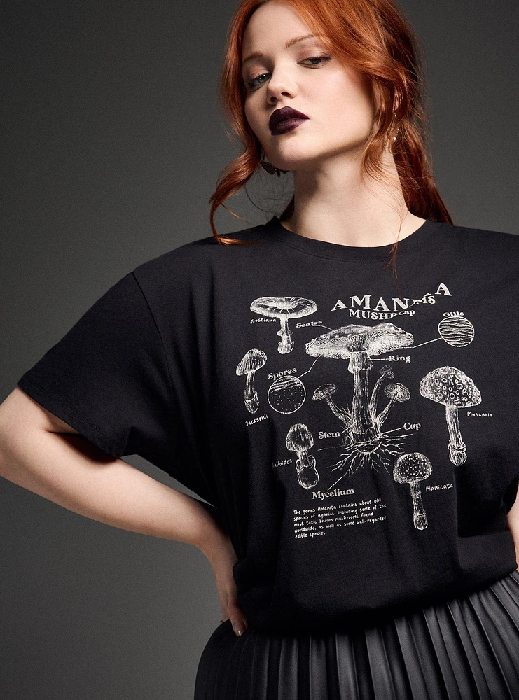 Nightfall Amanita Oversized Crew Tee