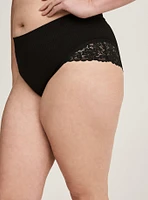 Seamless Rib Mid-Rise Brief Panty