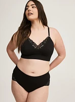 Seamless Rib Mid-Rise Brief Panty