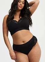 Seamless Smooth Mid-Rise Thong Panty