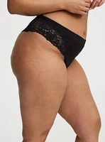 Seamless Smooth Mid-Rise Thong Panty