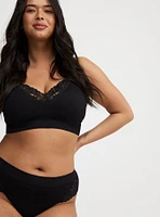 Seamless Smooth Mid-Rise Thong Panty