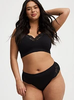 Seamless Smooth Mid-Rise Thong Panty