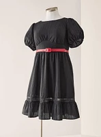 Retro Chic Seersucker Swing Dress