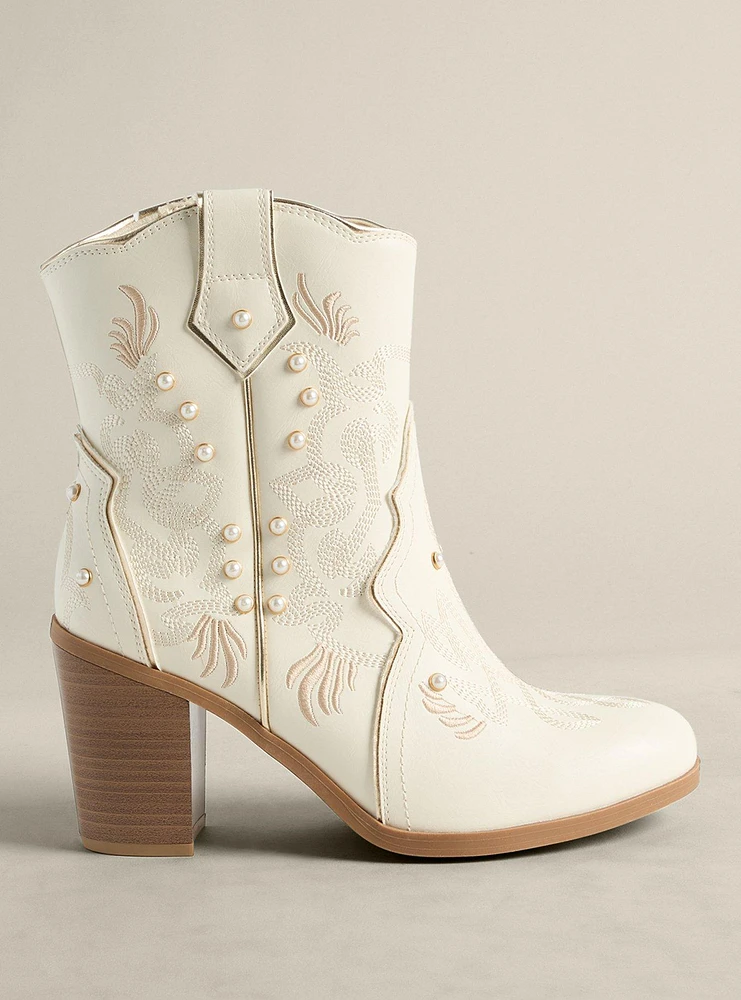 Pearl Western Bootie (WW)
