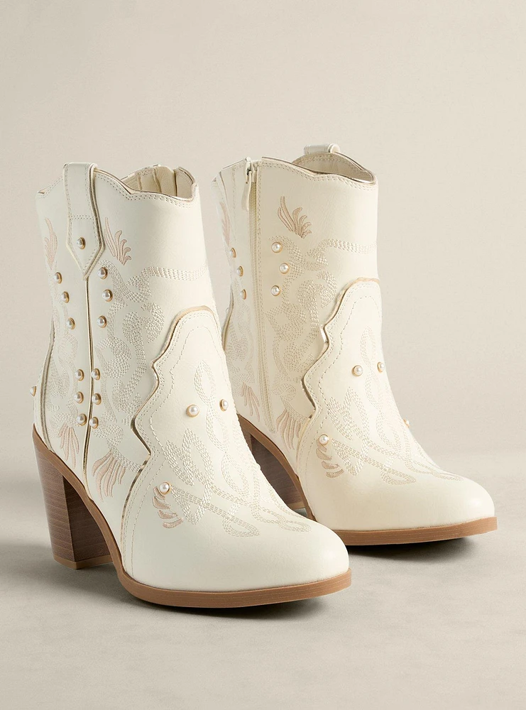 Pearl Western Bootie (WW)