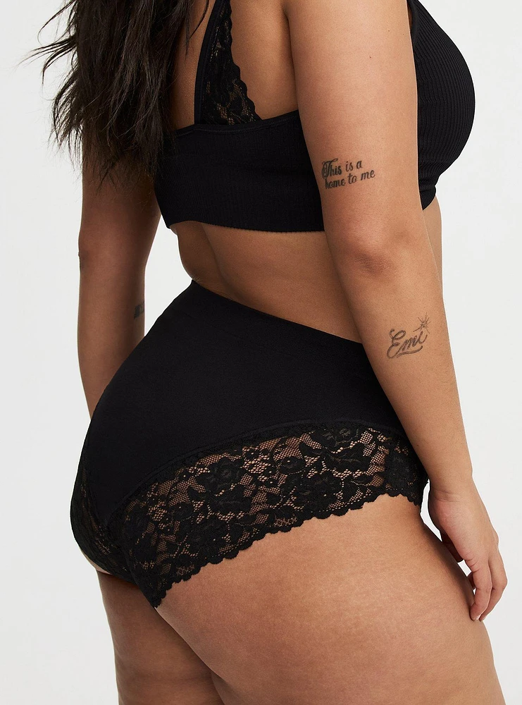 Seamless Smooth Mid-Rise Brief Panty