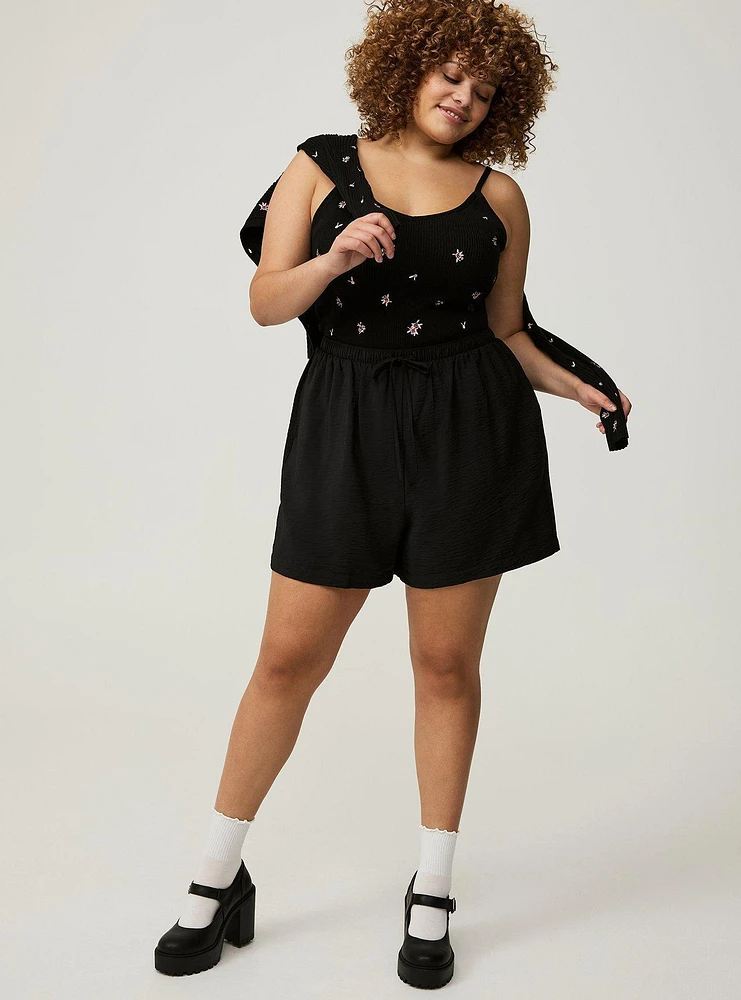 Pull-On Drawstring Shorts