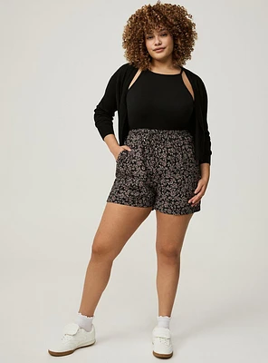 Pull-On Smocked Shorts