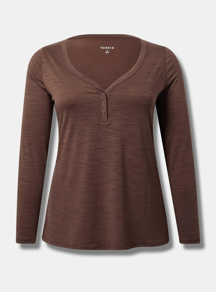 Lyocell Henley Tee