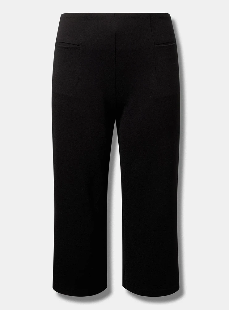 Crop Wide Lightweight Ponte Pant
