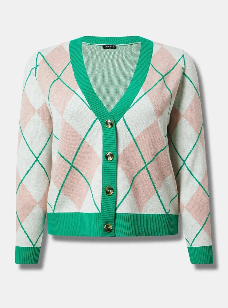 Drop Shoulder Cardigan Sweater