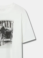 Whitney Houston Oversized Fit Cotton Crew Tee