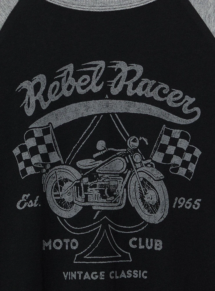 Rebel Racer Classic Raglan Tee