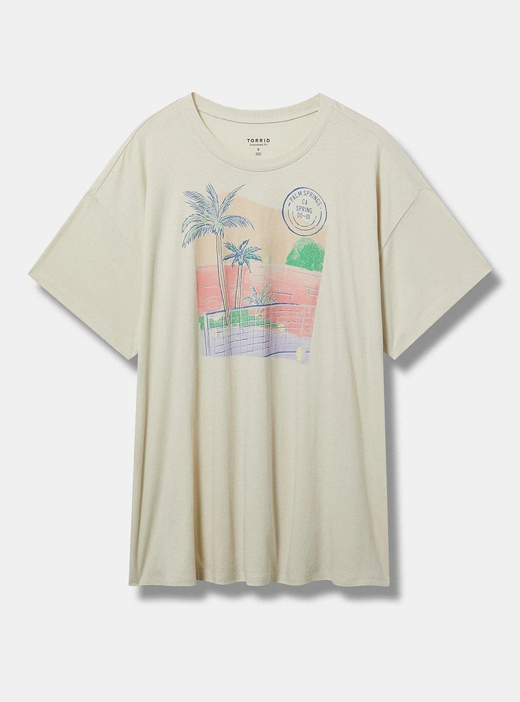Palm Springs Pickleball Oversized Heritage Jersey Tee