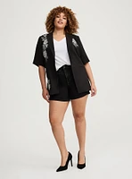Embroidered Blazer