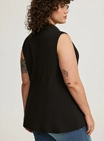 Peplum Tailored Vest