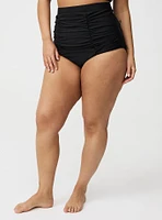 Ultra High-Rise Ruched Swim Bottom