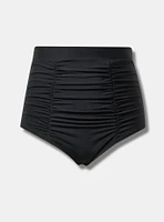 Ultra High-Rise Ruched Swim Bottom