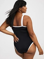 Wire-Free Strappy Cheeky One Piece Swimsuit