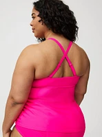 Wire-Free Strappy Ruched Tankini