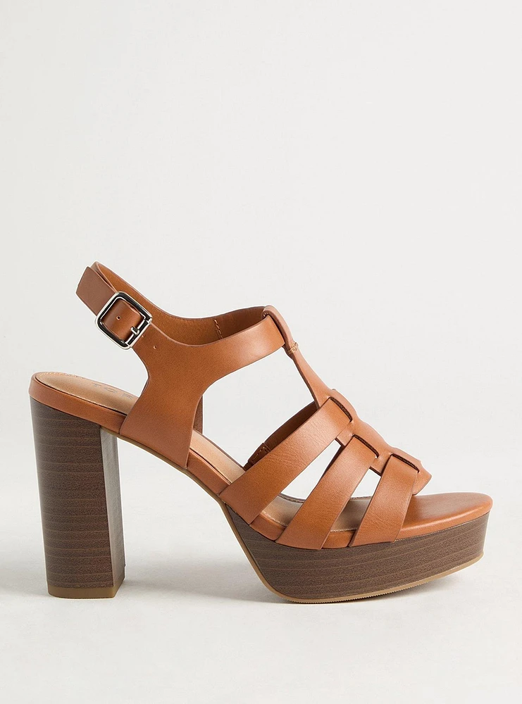 Fisherman Block Heel Sandal (M