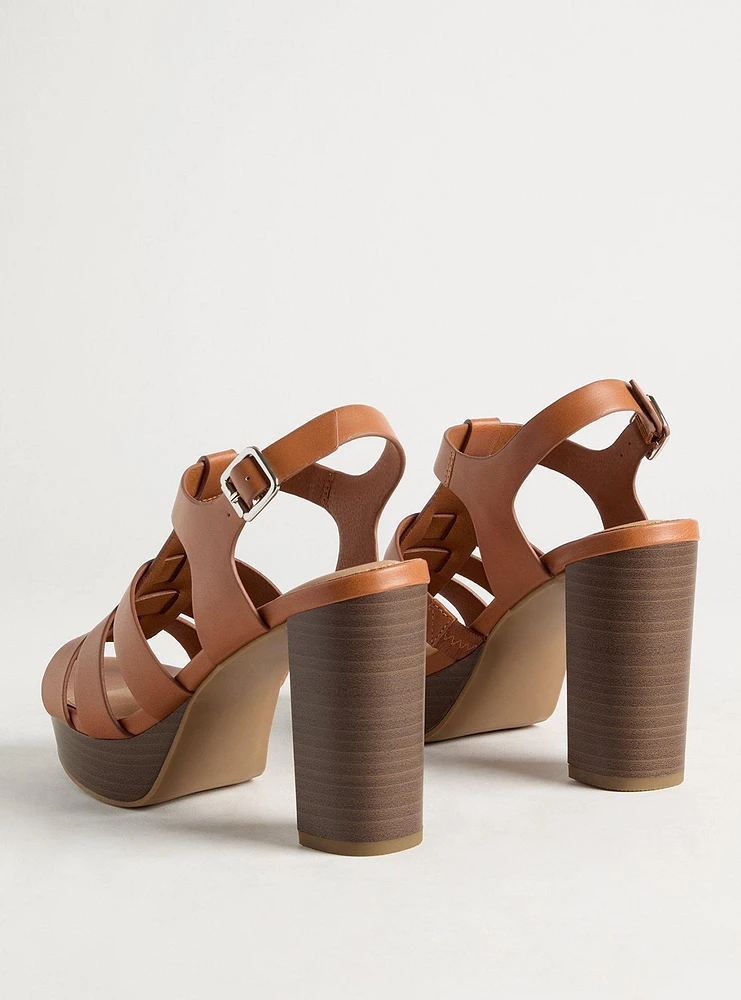 Fisherman Block Heel Sandal (M