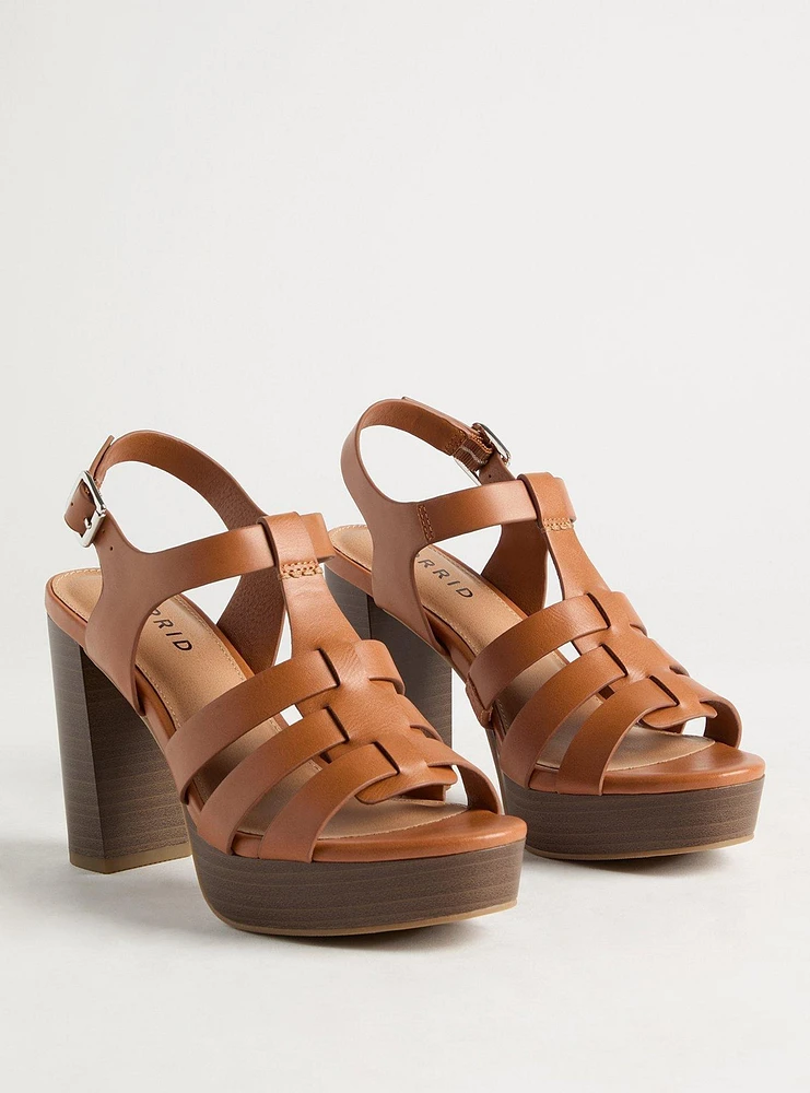 Fisherman Block Heel Sandal (M
