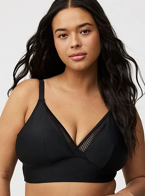 Wire-Free Mesh Triangle Top
